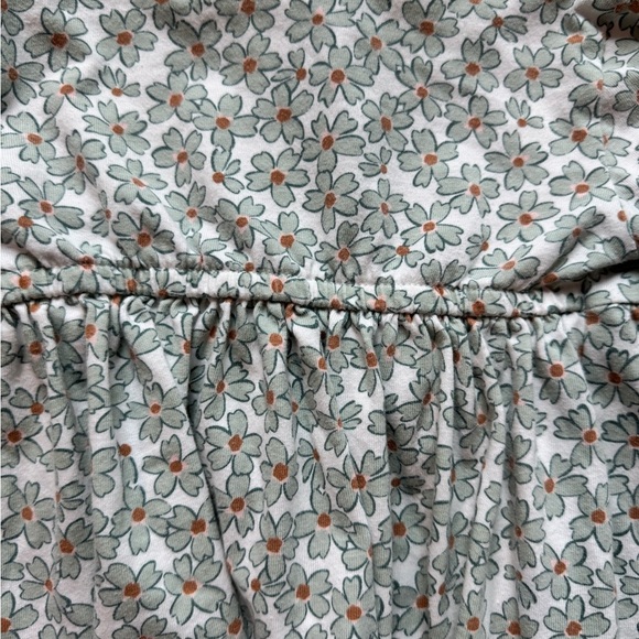 Nicole Miller Floral Button-Up Top Blouse with Empire Waist - Size 3T - Picture 6 of 7